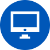 Icon of a desktop computer