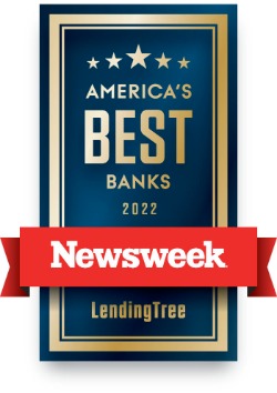 Graphic for Newsweek's America's Best Banks 2022 award