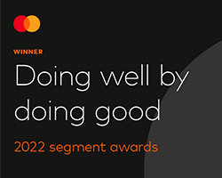 Mastercard Doing Well by Doing Good 2022 Segment Awards logo