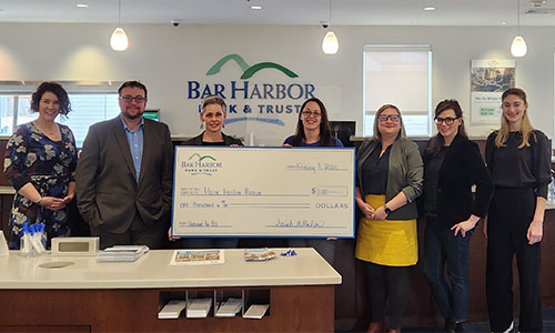 BHBT makes a donation to Maine Maritime Museum