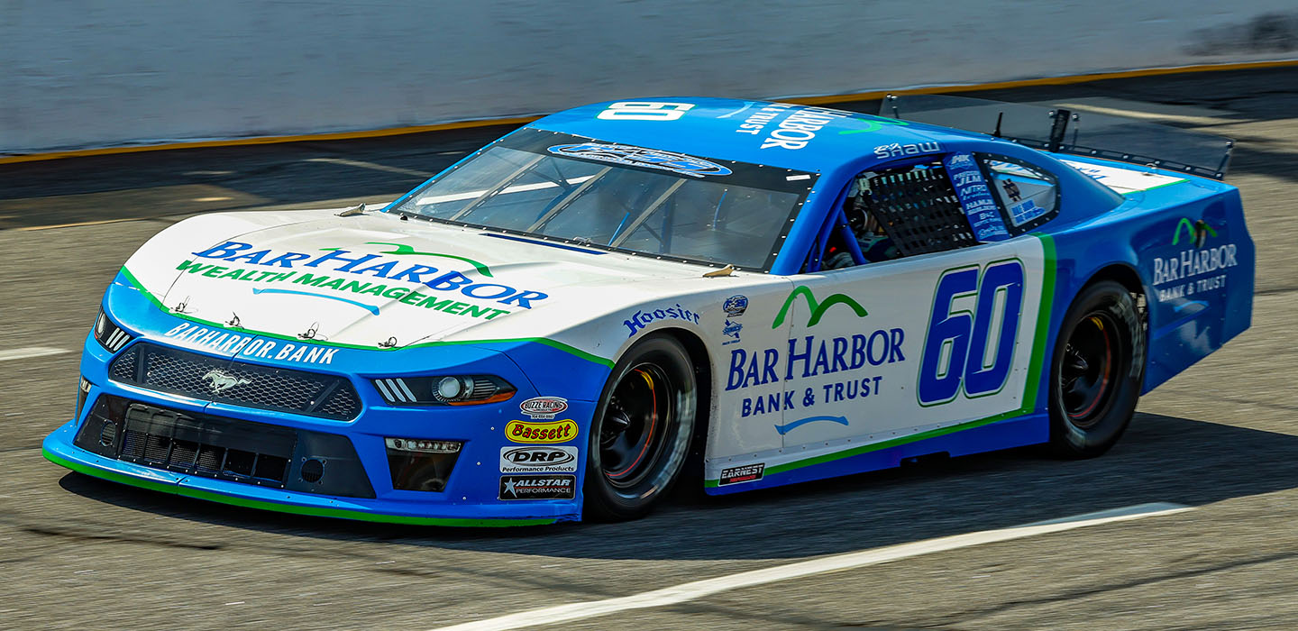 Image of the #60 Bar Harbor Bank & Trust racecar