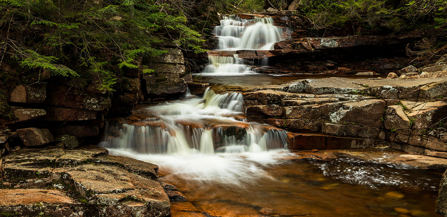 Image of falls at Harts Location, NH